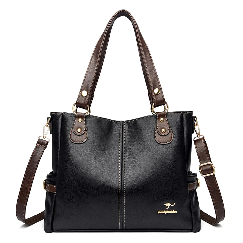 Bolso tote de cuero de 13 pulgadas para mujer