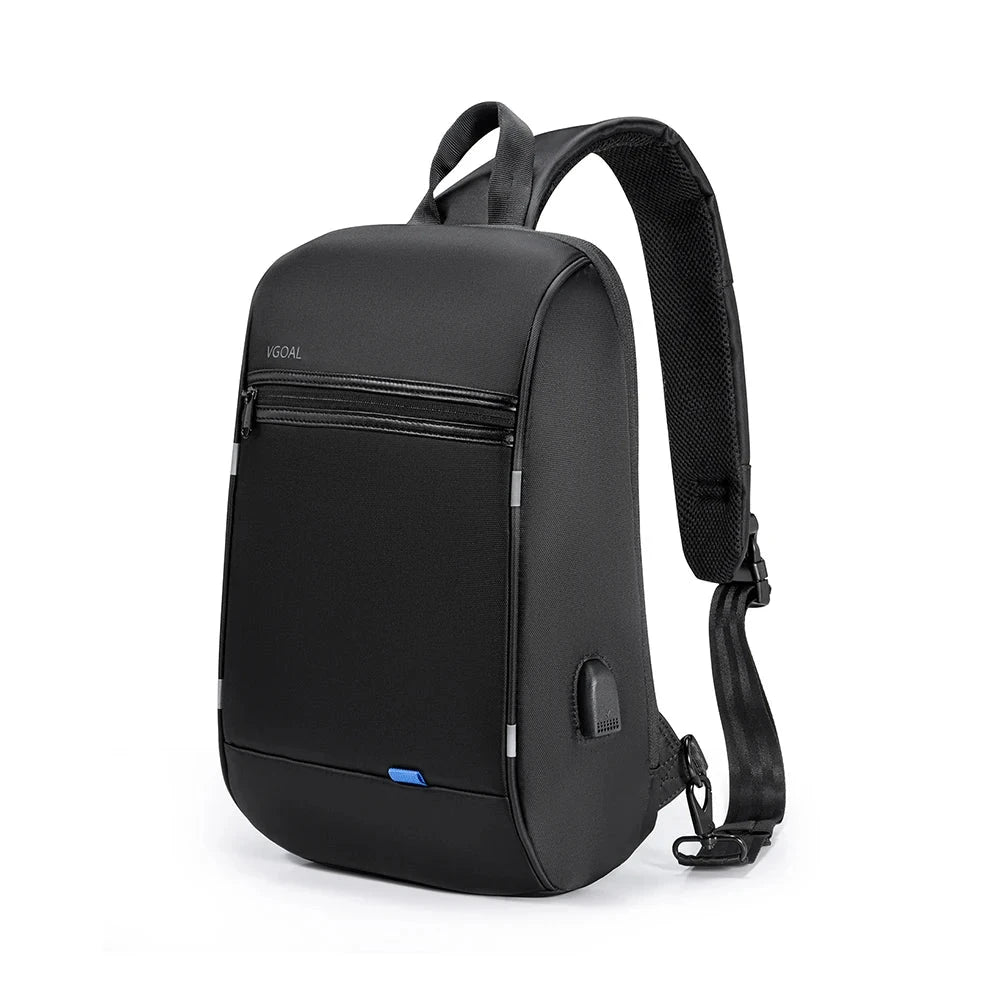 14 inch Charging USB Sling Bag The Store Bags Black