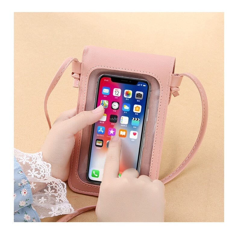 Leather Crossbody Cell Phone Purse The Store Bags