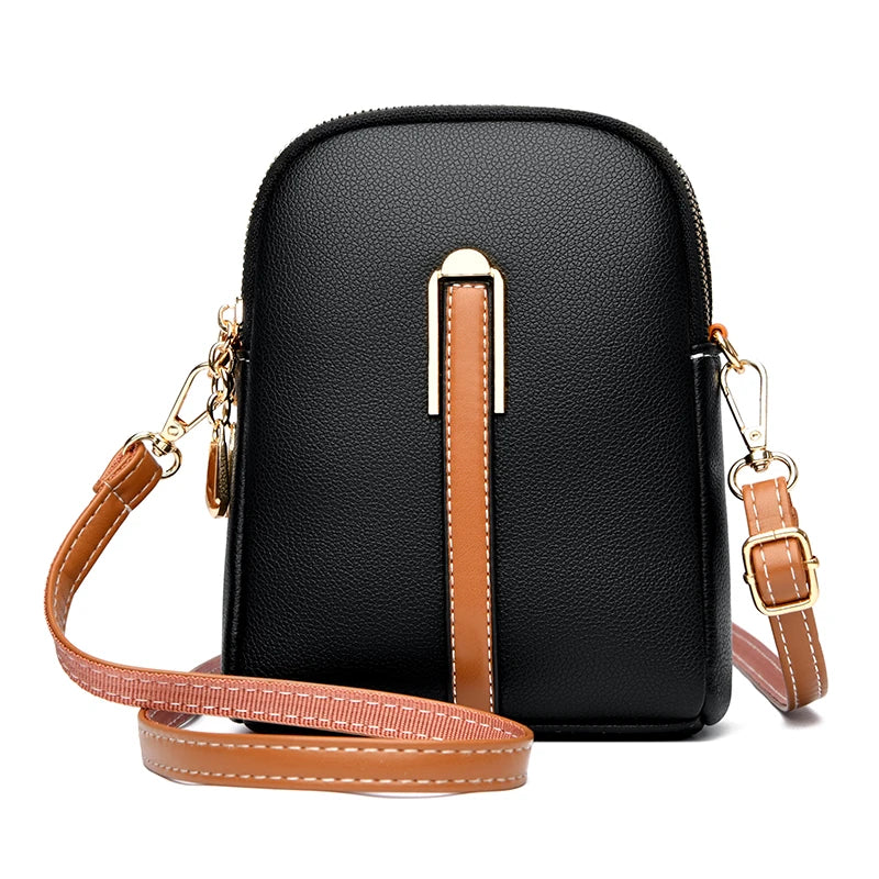 Leather Pouch For Cell Phone The Store Bags Black