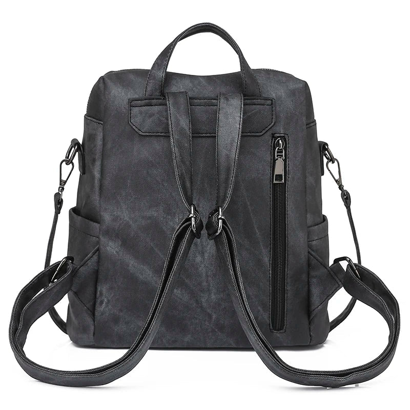Leather Zip Top Backpack The Store Bags