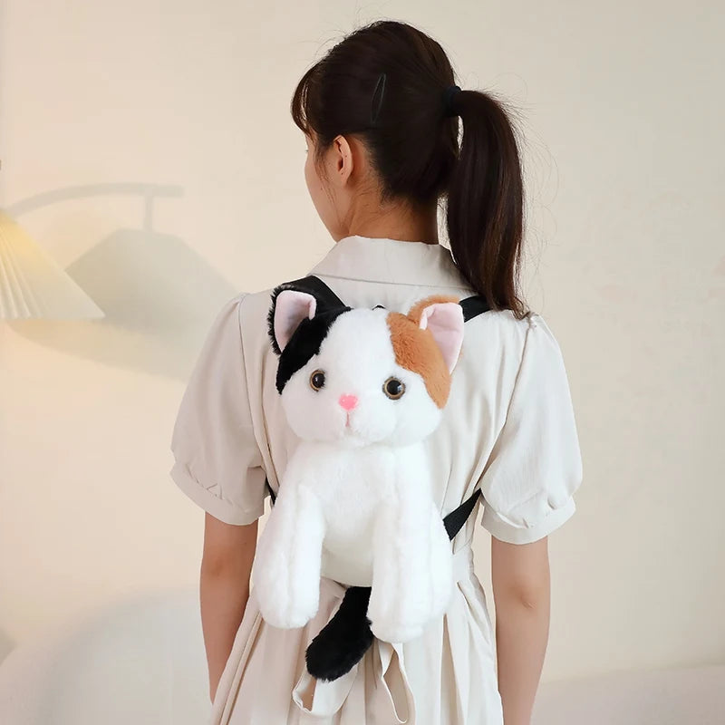 Mochila De Peluche De Gato
