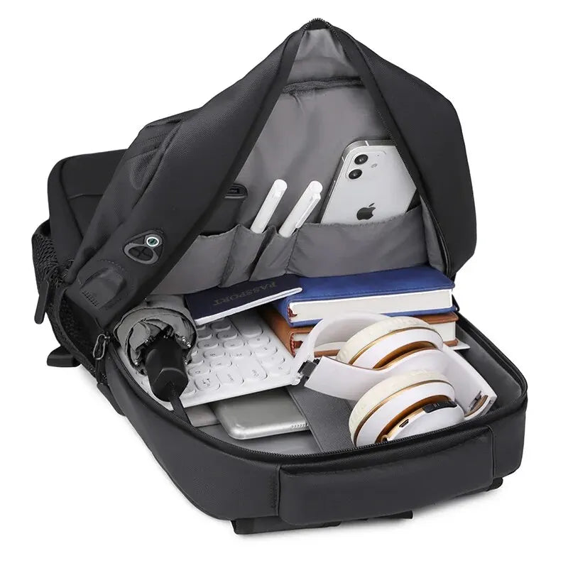 Travel Backpack For Men USB Side Pocket RFID Laptop The Store Bags