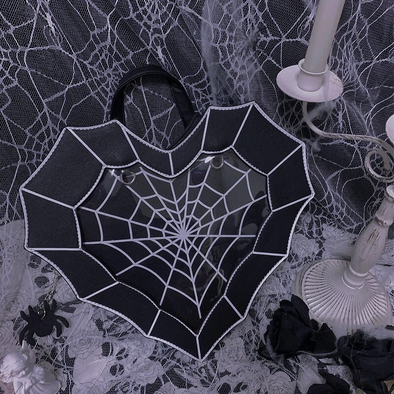 Spiderweb Heart Purse The Store Bags