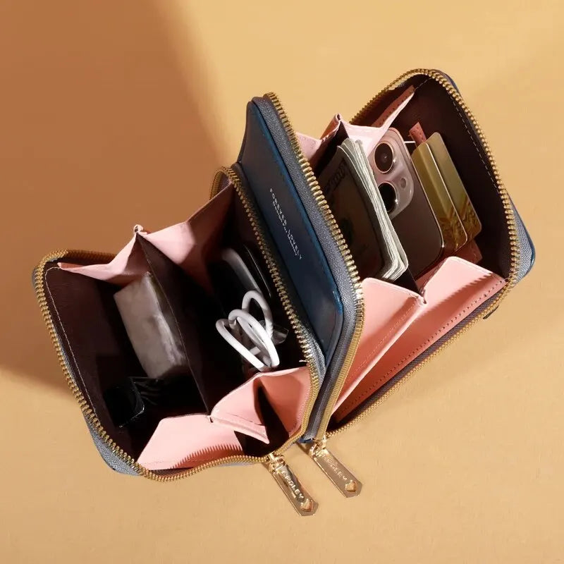 Leather Phone Pouch Crossbody