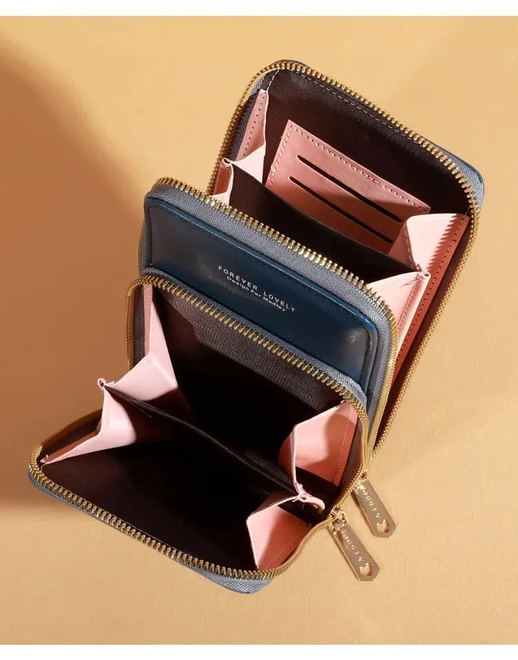 Leather Phone Pouch Crossbody