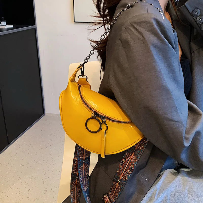 Cream Leather Fanny Pack The Store Bags