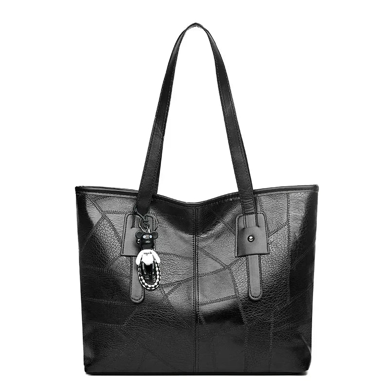 15 inch Brown Leather Tote