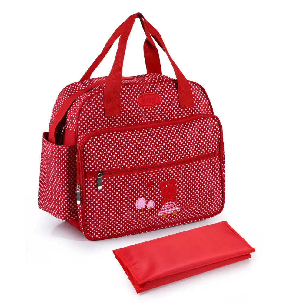 Small Messenger Diaper Bag With Bottle Pocket The Store Bags Red