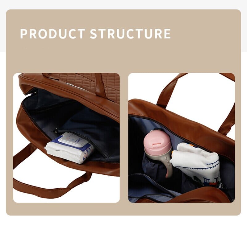 Leather Messenger Diaper Bag The Store Bags