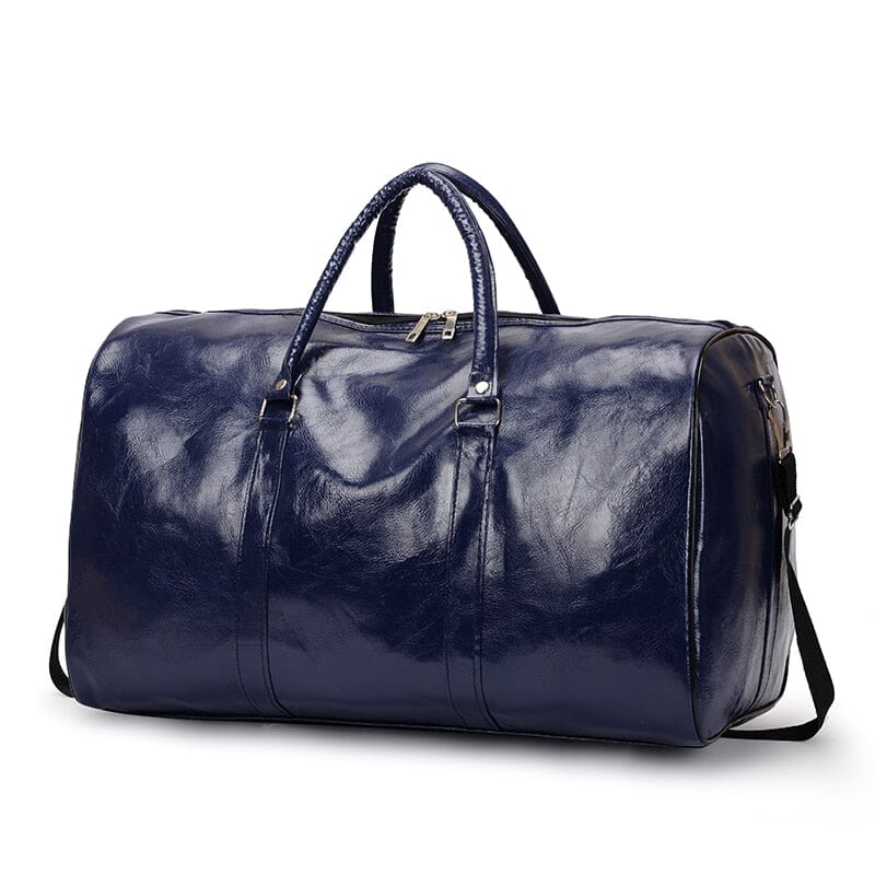 Western Leather Duffle Bag The Store Bags Blue