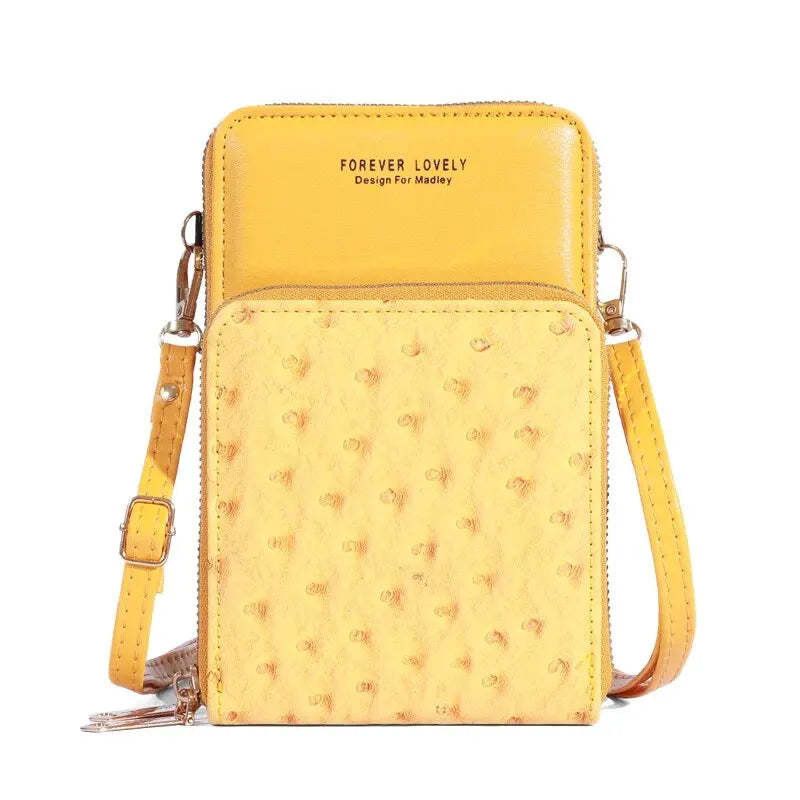 Leather Phone Pouch Crossbody