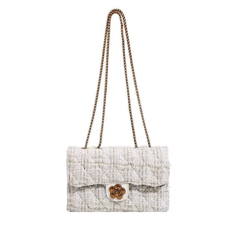 Bolso acolchado asa de cadena