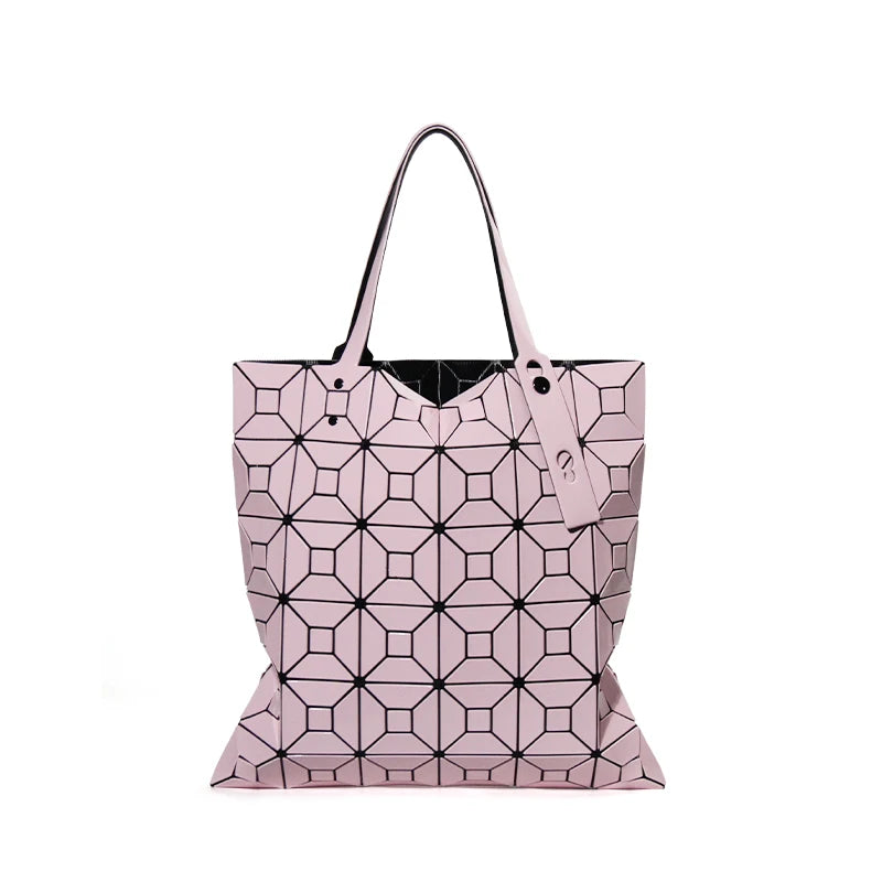 Geometric pattern tote bag The Store Bags Sakura pink 