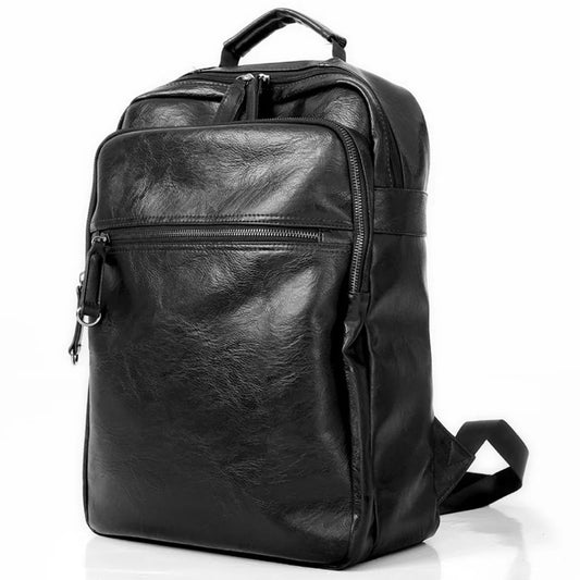 Leather 15 inch Laptop Backpack