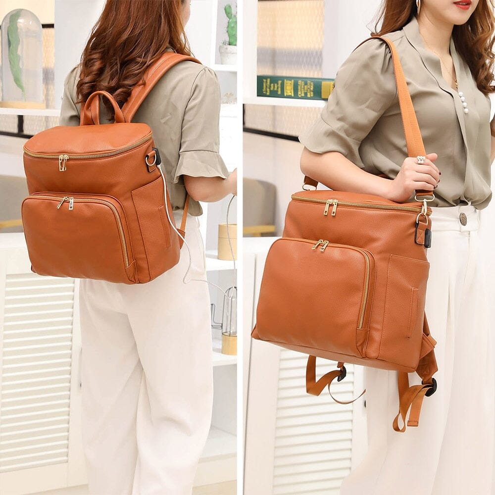 Faux Leather Maternity Backpack The Store Bags