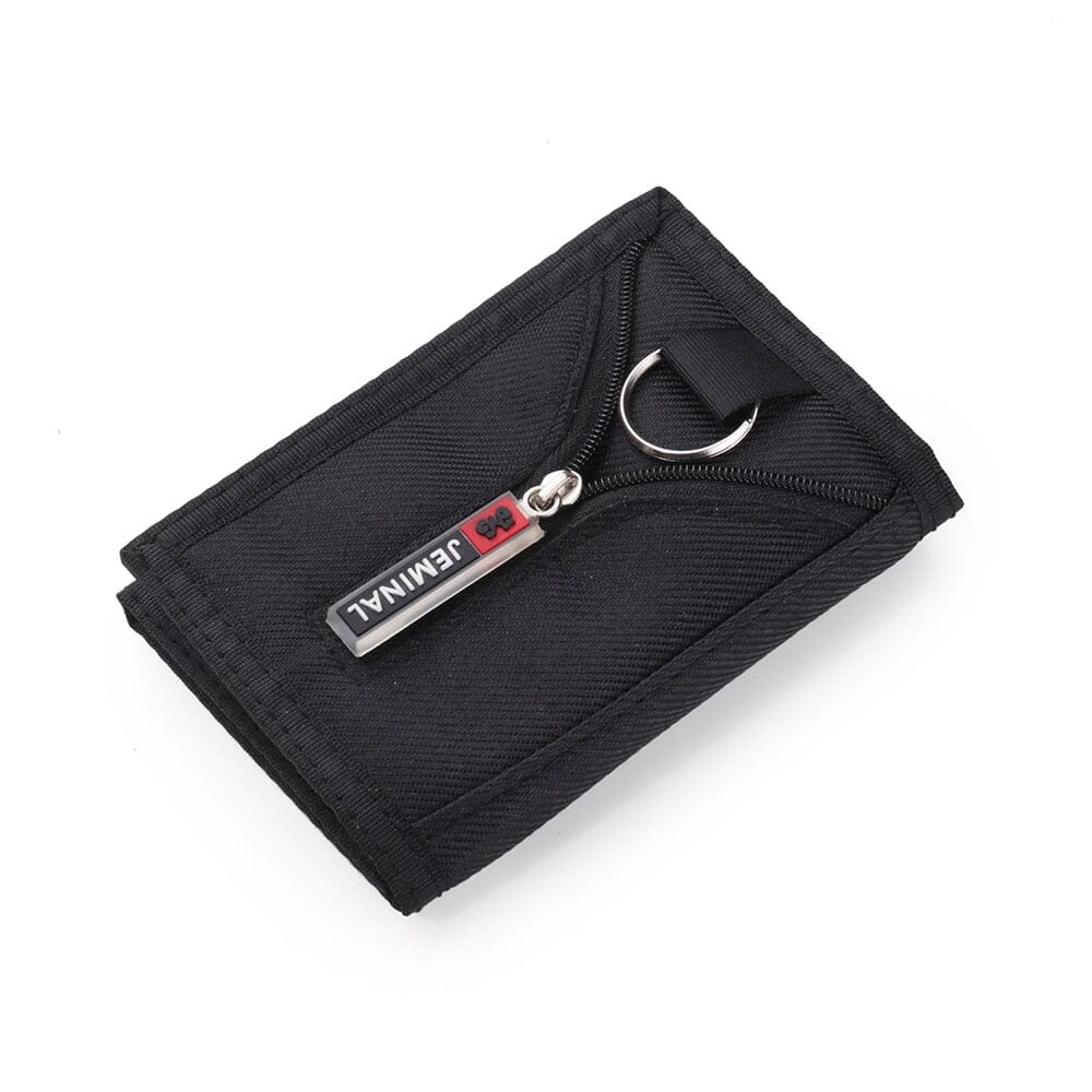 Mens Nylon Bifold Wallet Tactical The Store Bags black