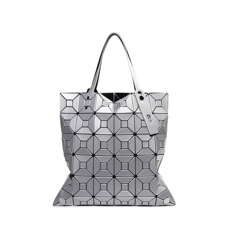 Geometric pattern tote bag The Store Bags sliver