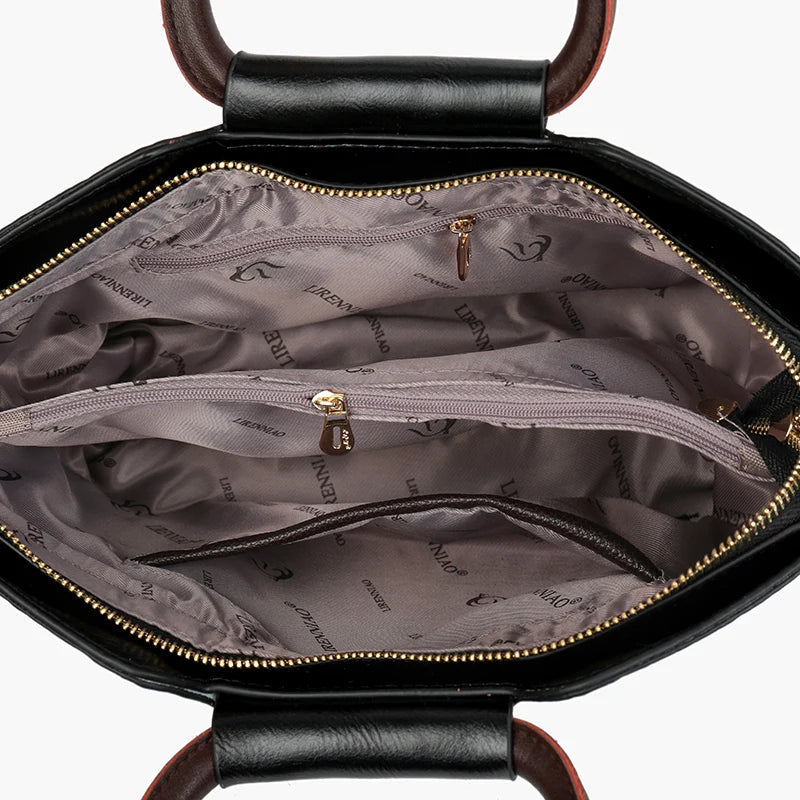 Embossed Leather Tote The Store Bags