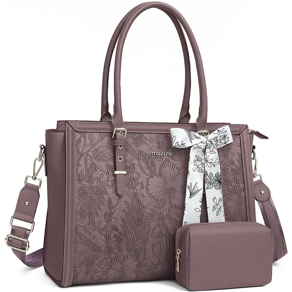 17.3 inch Laptop Tote Bag The Store Bags Slate Purple 17-17.3 inch