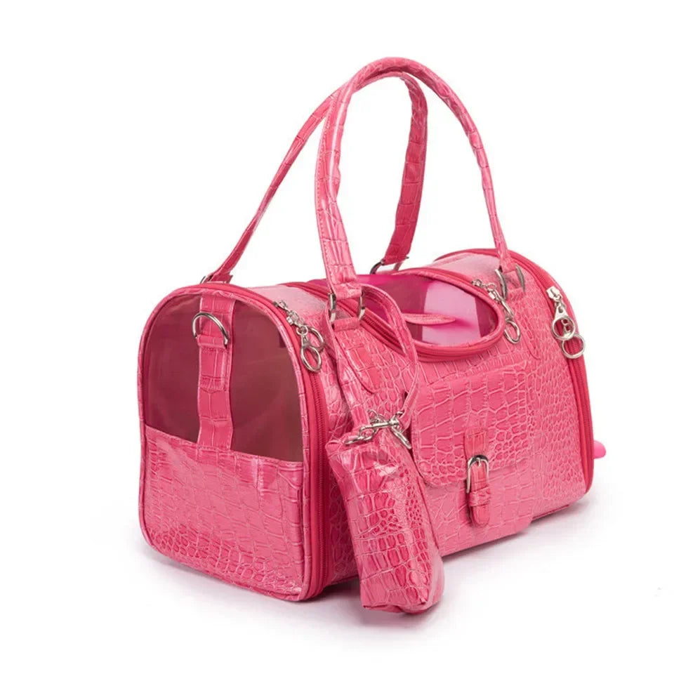Bolsa piel para perros