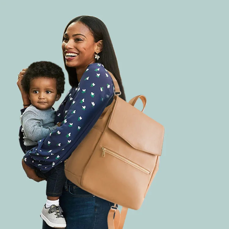 Faux Leather Diaper Backpack The Store Bags
