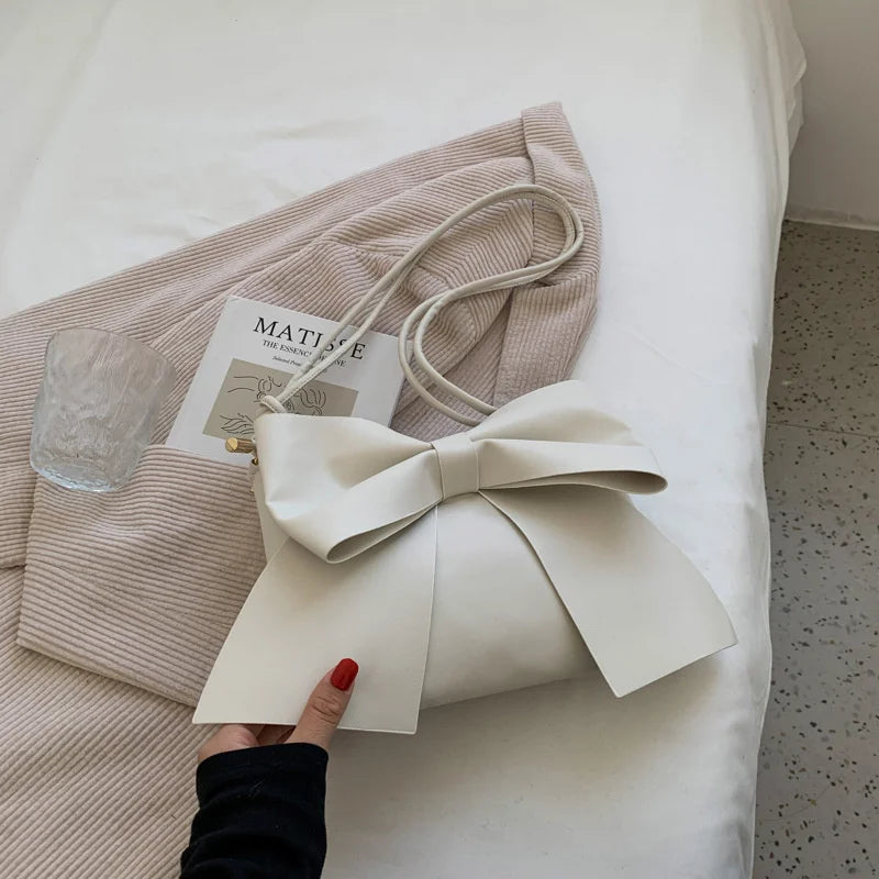 Knot Leather Shoulder Bag The Store Bags Beige