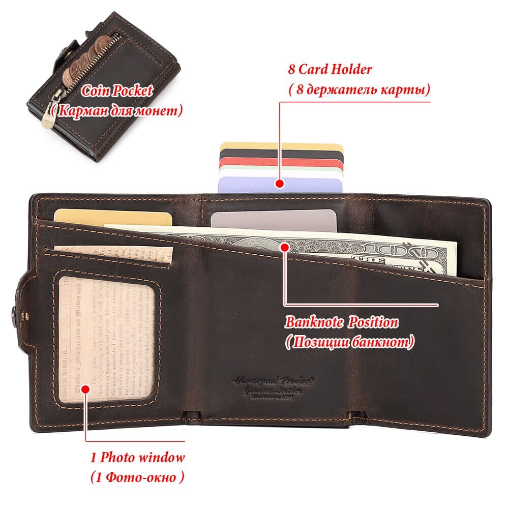 Tactical Leather Wallet For Men The Store Bags