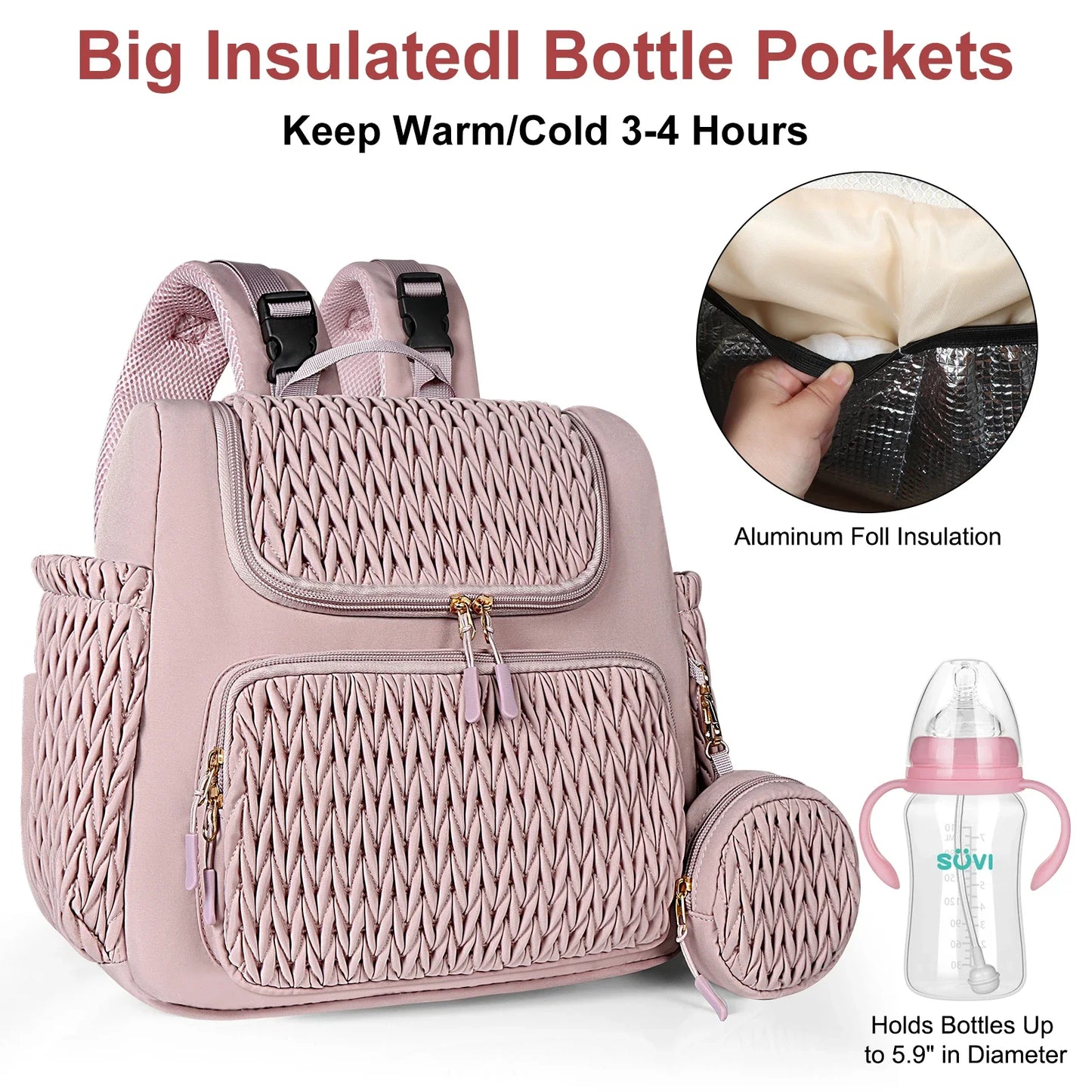 Mochila maternal con cambiador
