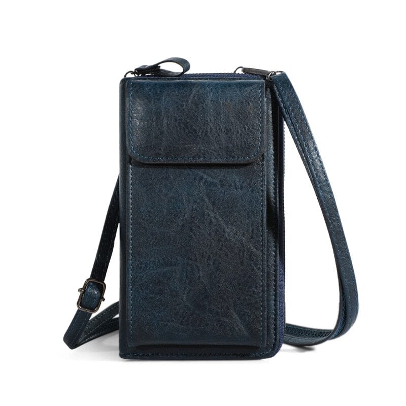 Leather Cell Phone Purse The Store Bags dark blue 
