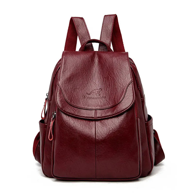 Concealed Carry Mini Backpack Purse The Store Bags Red 28cm x 12cm x 32cm