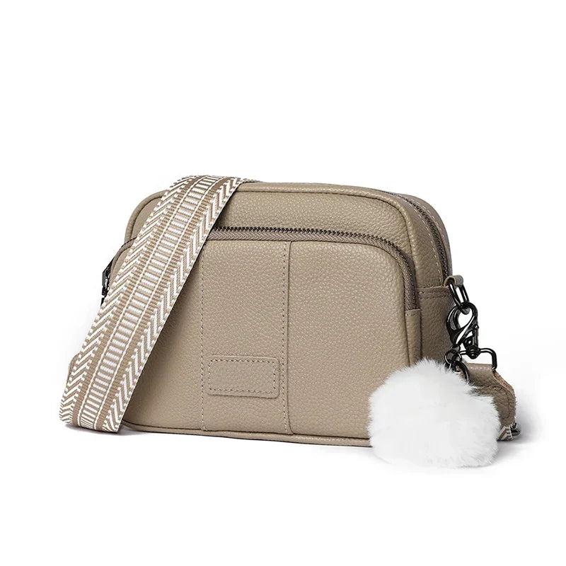 Bolso bandolera con cremallera