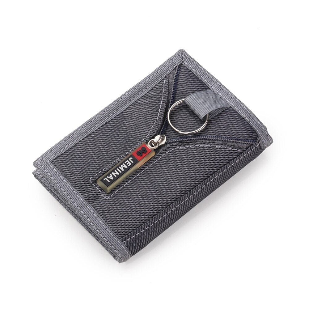 Mens Nylon Bifold Wallet Tactical The Store Bags grey