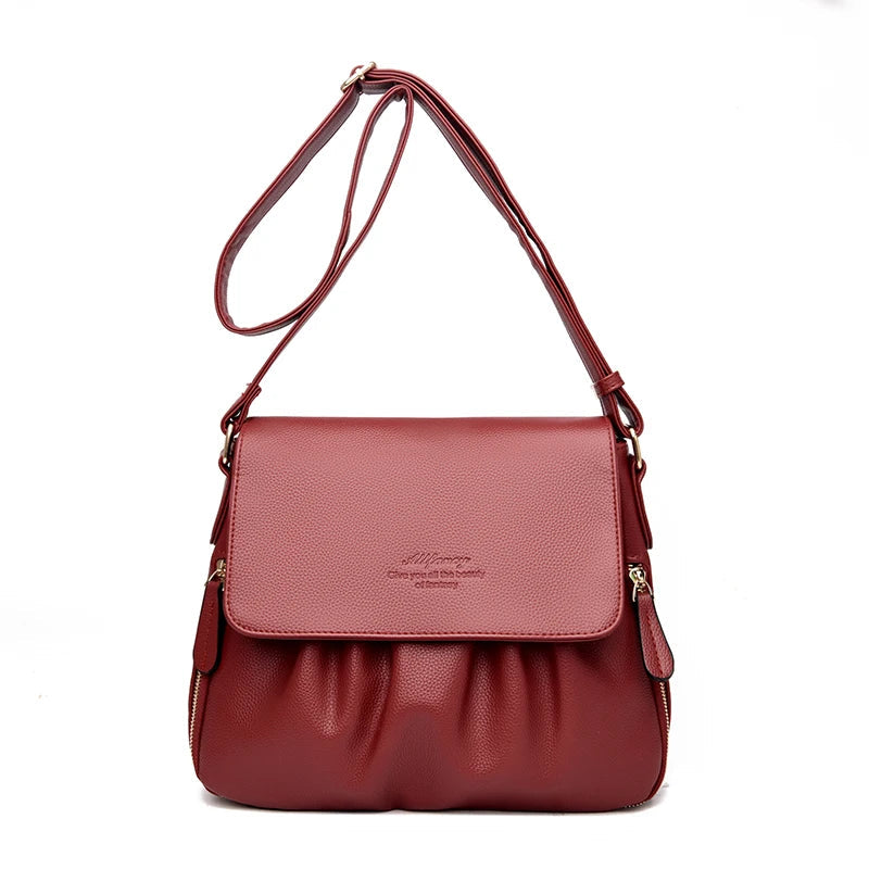 PU Cross Body Bag The Store Bags Red
