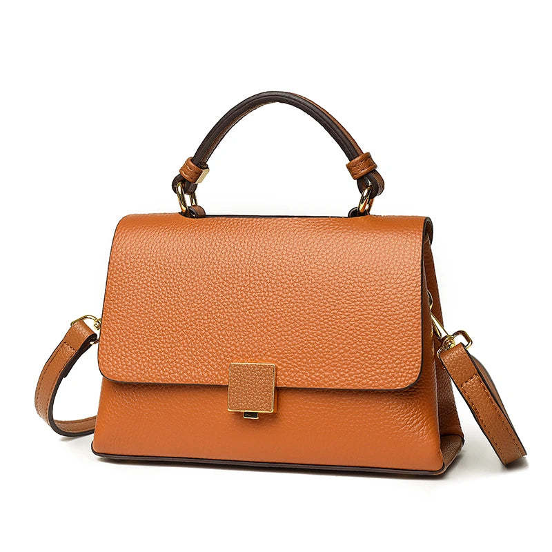Small Box Shaped Crossbody Bag The Store Bags Brown