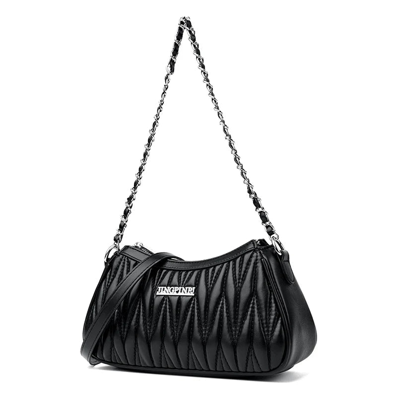 Baguette Bag With Chain Strap The Store Bags Black