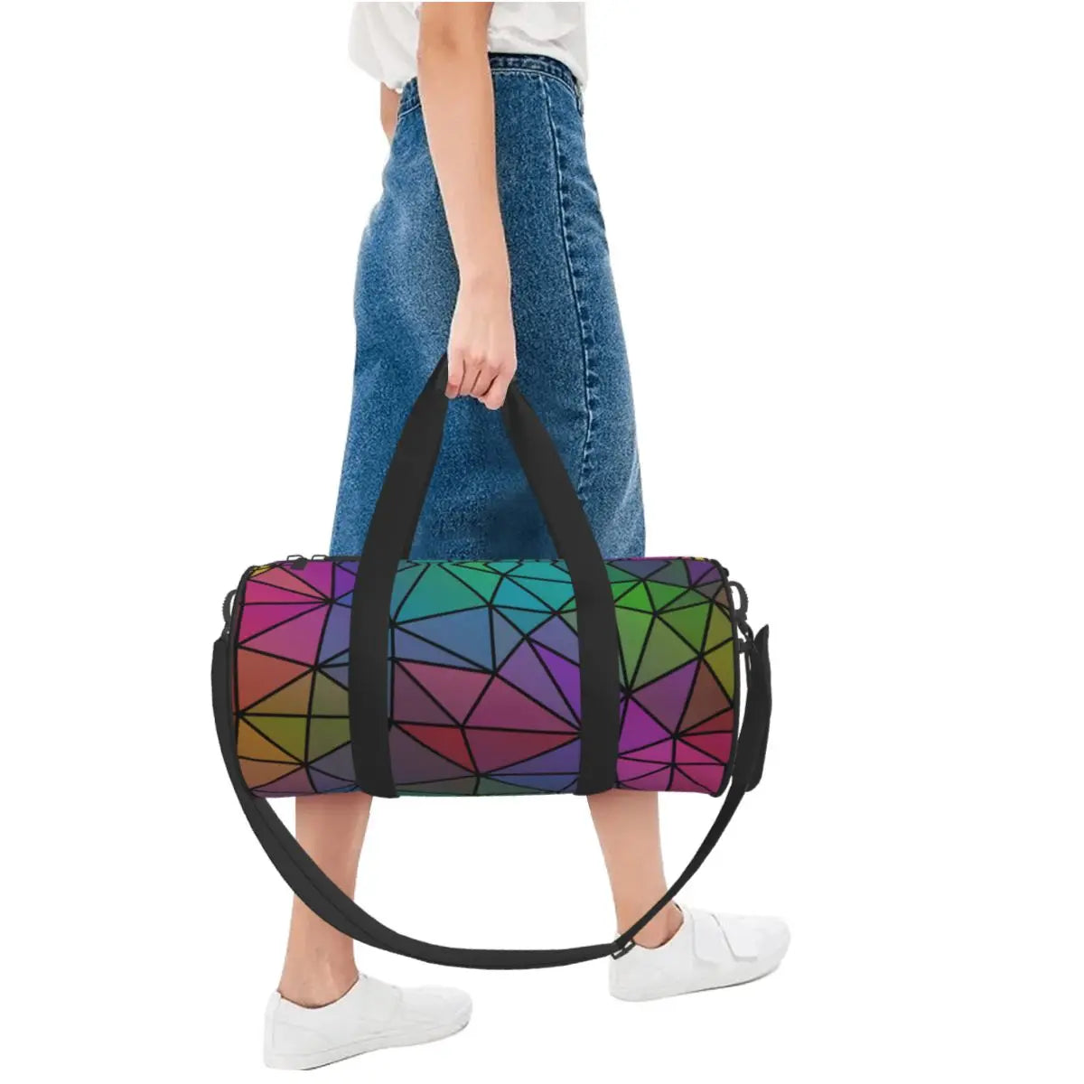Duffle Geometric Bag