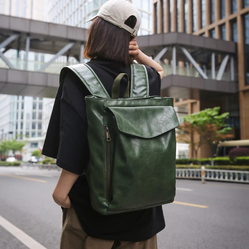 Mochila de cuero para ordenador