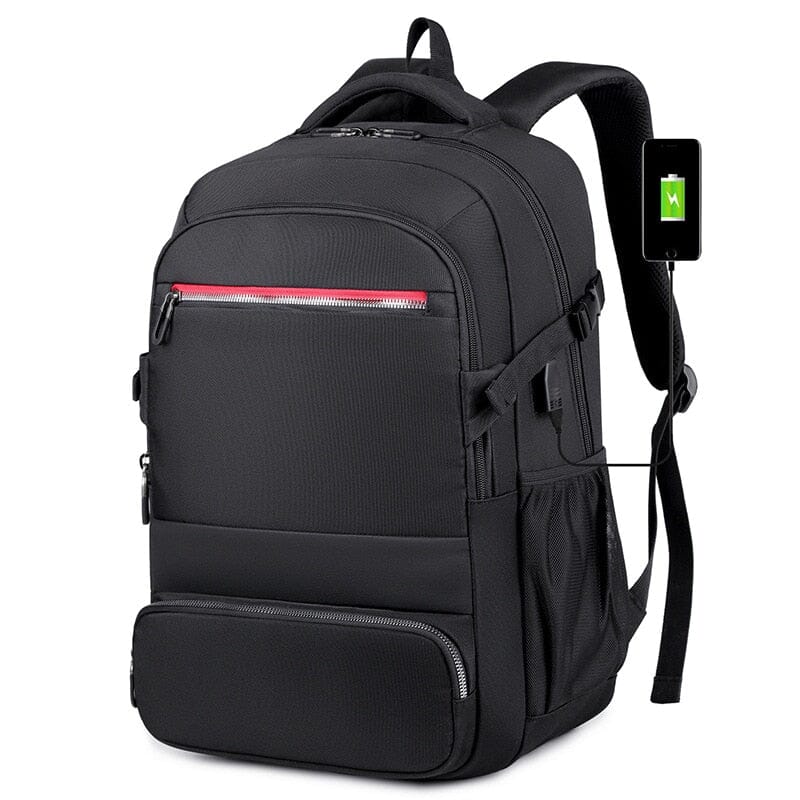 Travel Laptop Large Computer Backpack With USB Charger The Store Bags Black