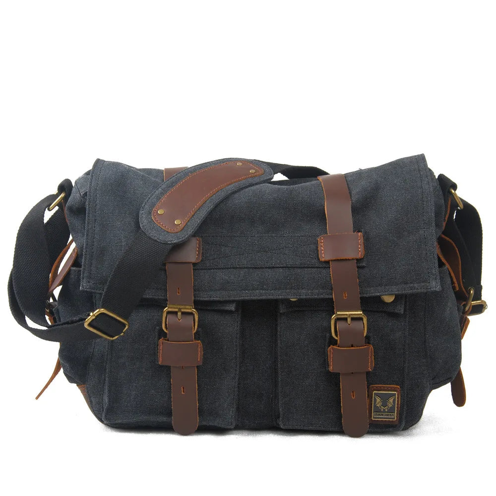 Men's Tablet Shoulder Bag The Store Bags Carbon black color