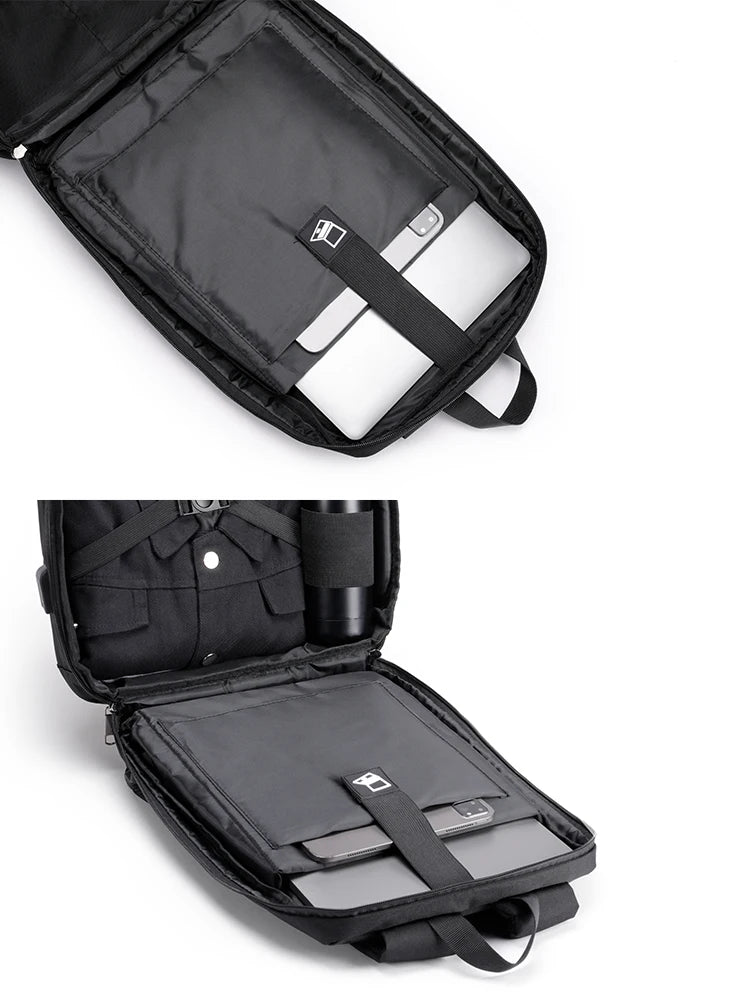 Anti Theft Laptop Backpack With USB Charger Black The Store Bags