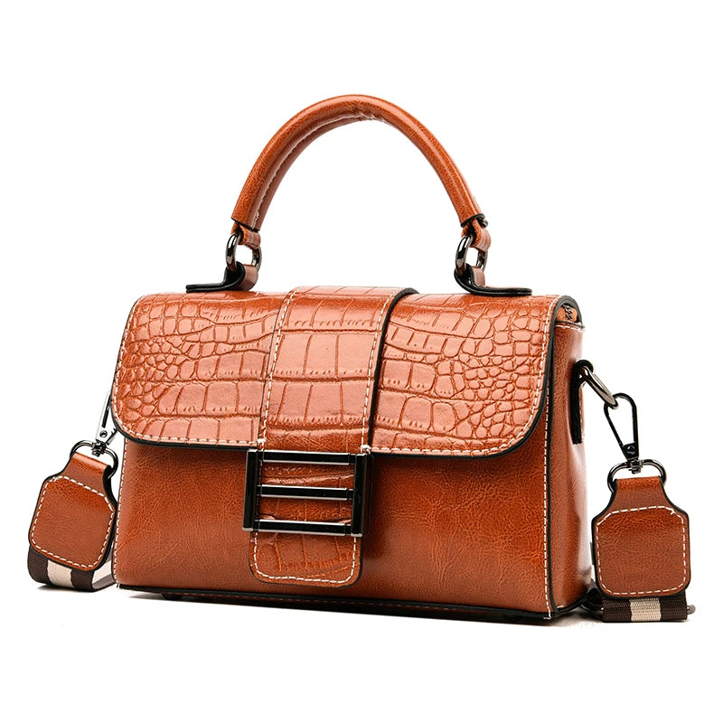 Croc Leather Handbag The Store Bags Yellow