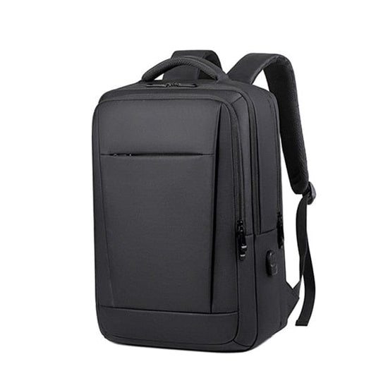 Multi Pocket Waterproof USB Charging Port School Travel Backpack The Store Bags Black China