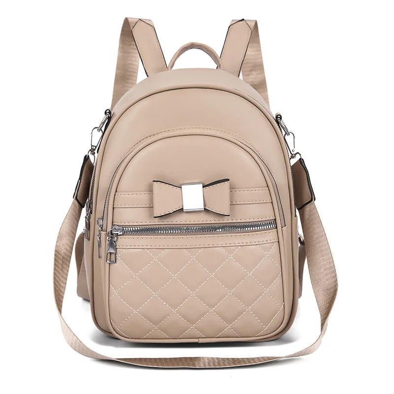 Bolso mochila cuero mujer