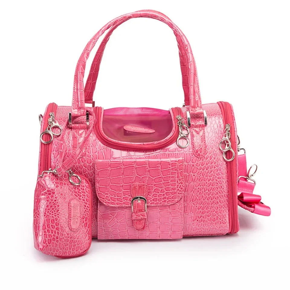 Bolsa piel para perros