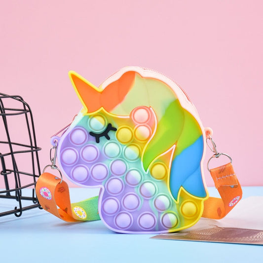 Unicorn Pop it Fidget Purse The Store Bags 4