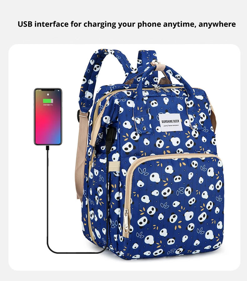 Diaper Bag With Built In Changing Station