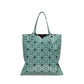 Geometric pattern tote bag The Store Bags green 