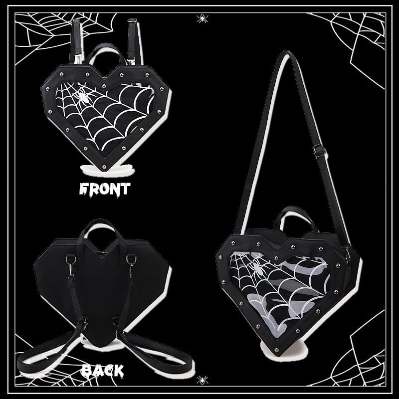 Spiderweb Heart Purse The Store Bags
