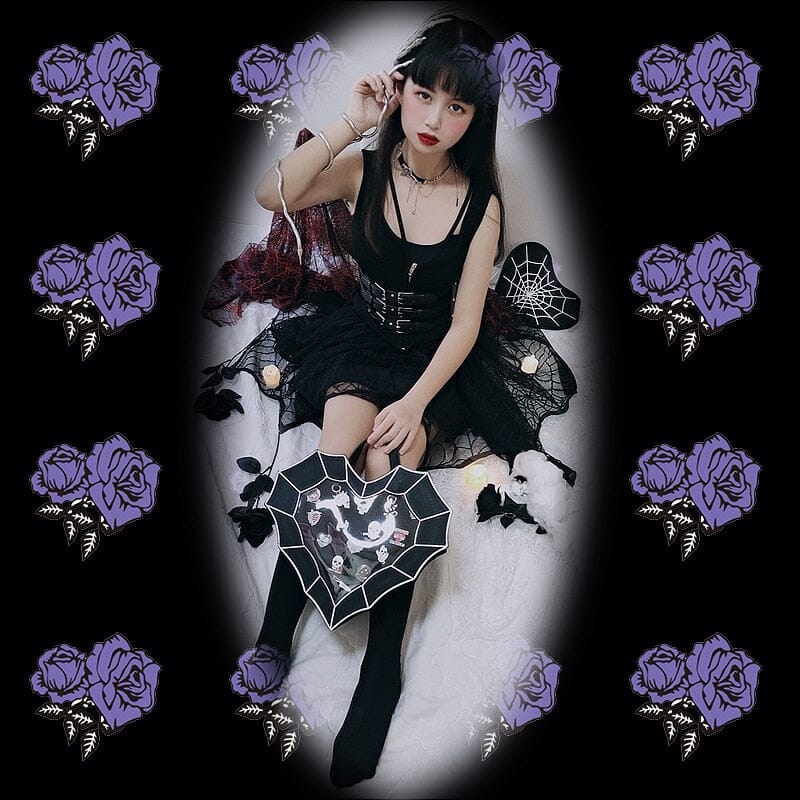 Spiderweb Heart Purse The Store Bags